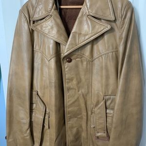 Men’s leather coat
